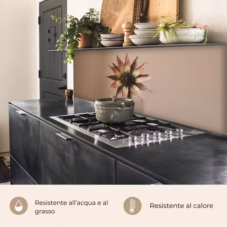 Schienale cucina - Fiore secco - Protea - Vintage - Beige - Rustico — 5
