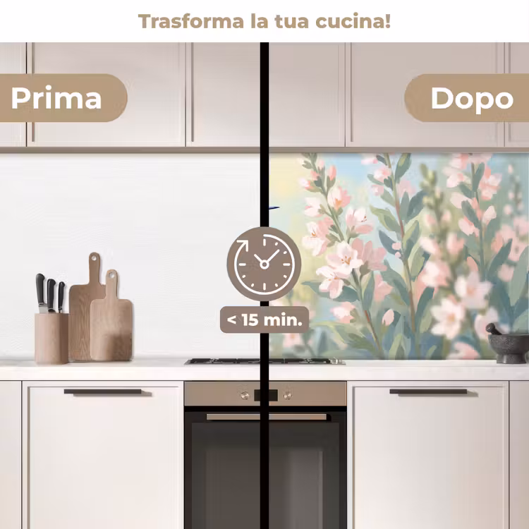 Schienale cucina - Colibrì - Illustrazione - Colorato — 3