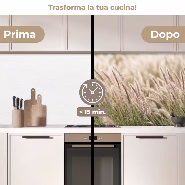 Schienale cucina - Erba - Primo piano - Verde — 3