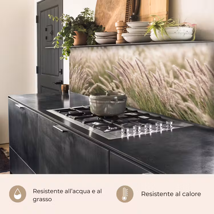 Schienale cucina - Erba - Primo piano - Verde — 5