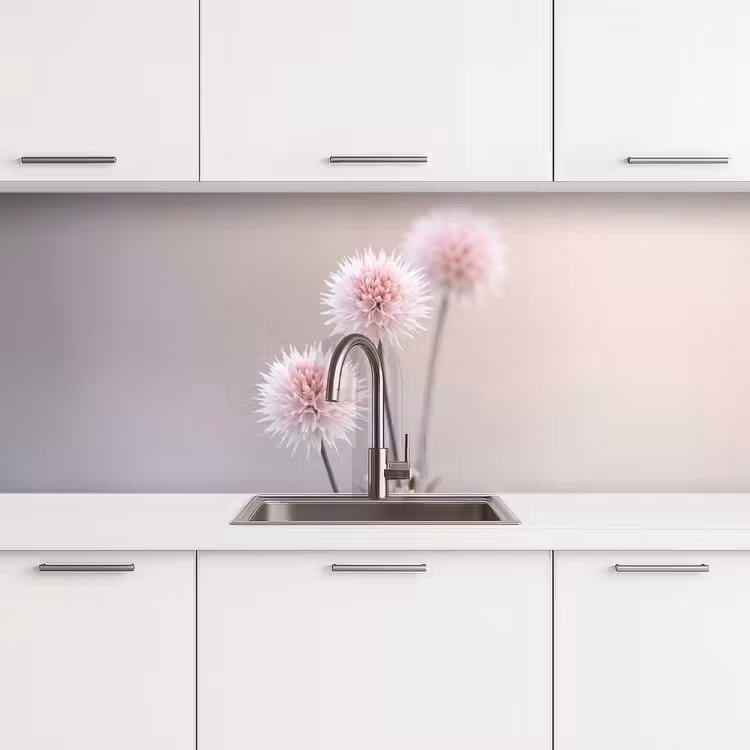 Schienale cucina - Fiori - Bulbi - Rosa — 4