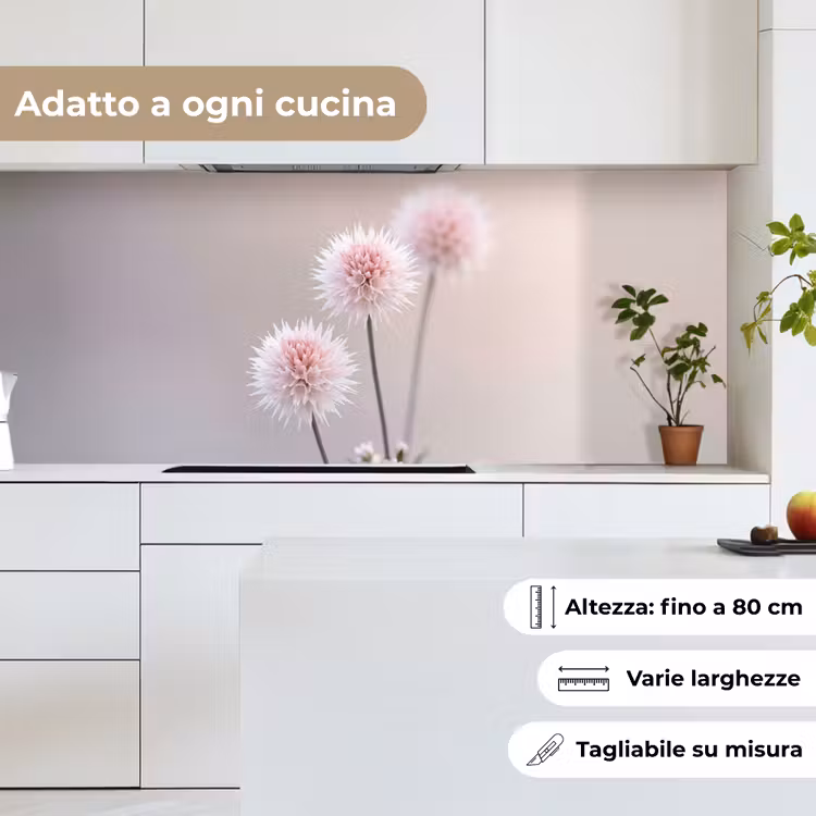 Schienale cucina - Fiori - Bulbi - Rosa — 7