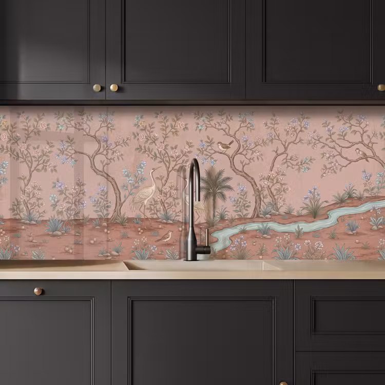 Schienale cucina - Nostalgico - Aironi - Rosa — 6