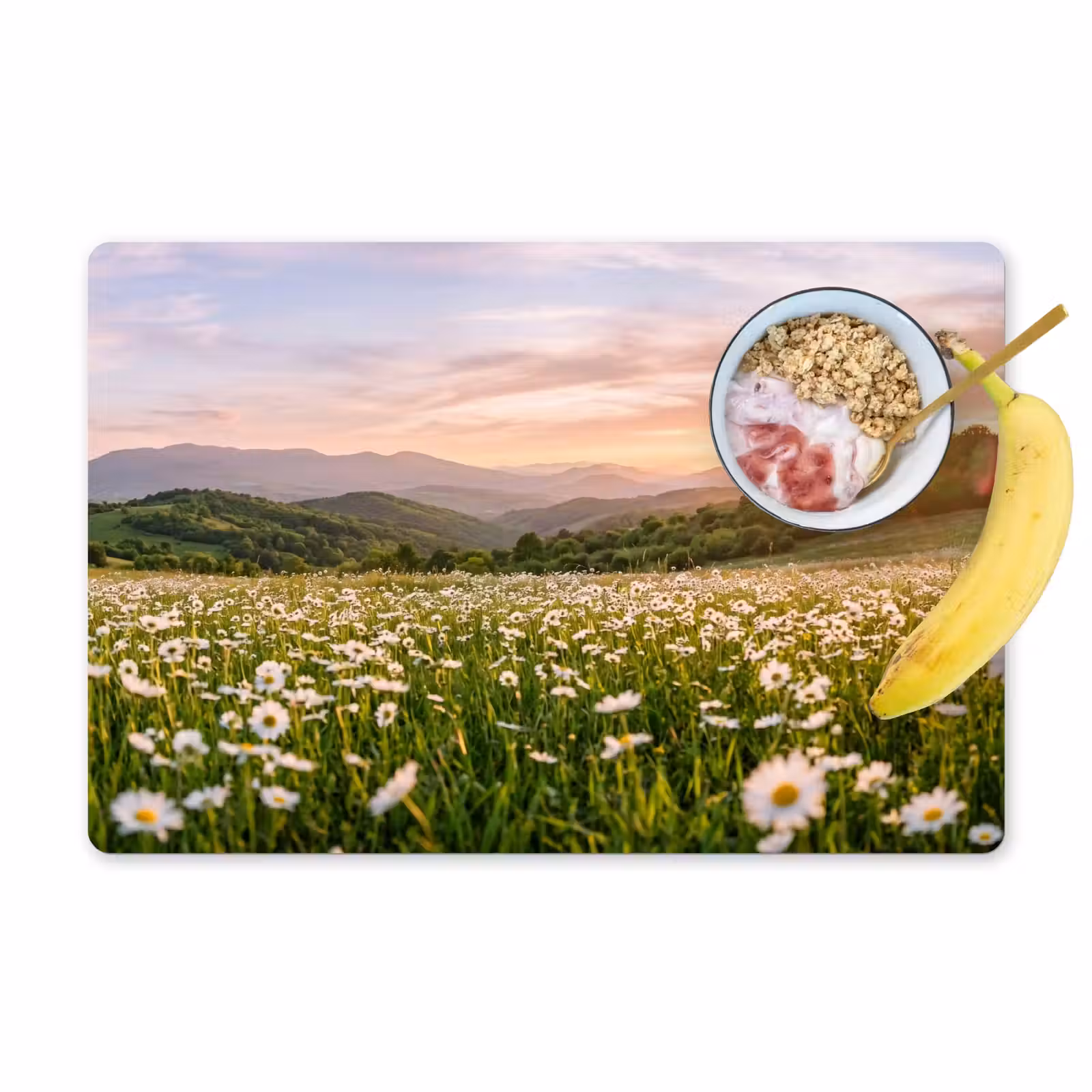 Tovaglietta – 6 pezzi - Margherita - Campo - Colline - Verde — 1