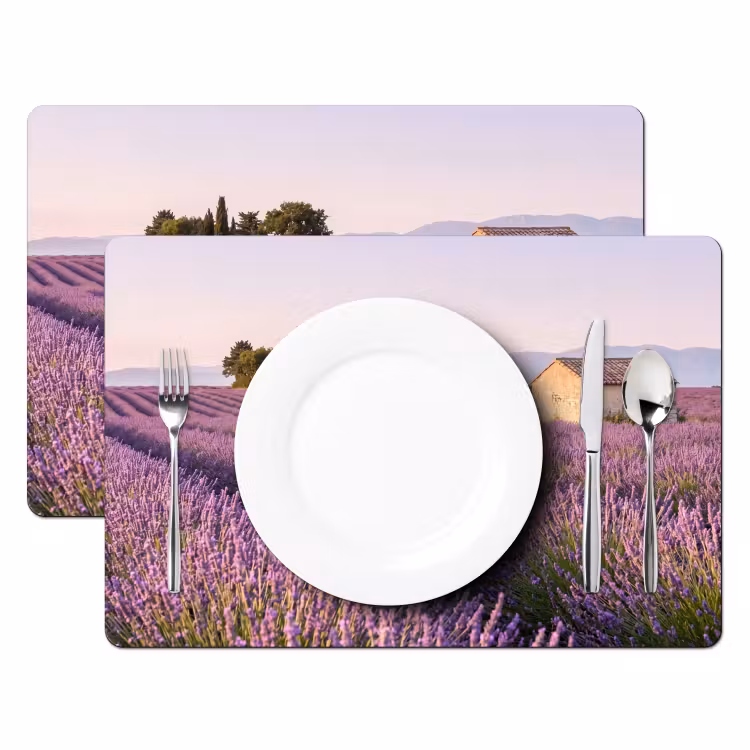 Tovaglietta – 6 pezzi - Lavanda - Paesaggio - Sereno - Viola — 2