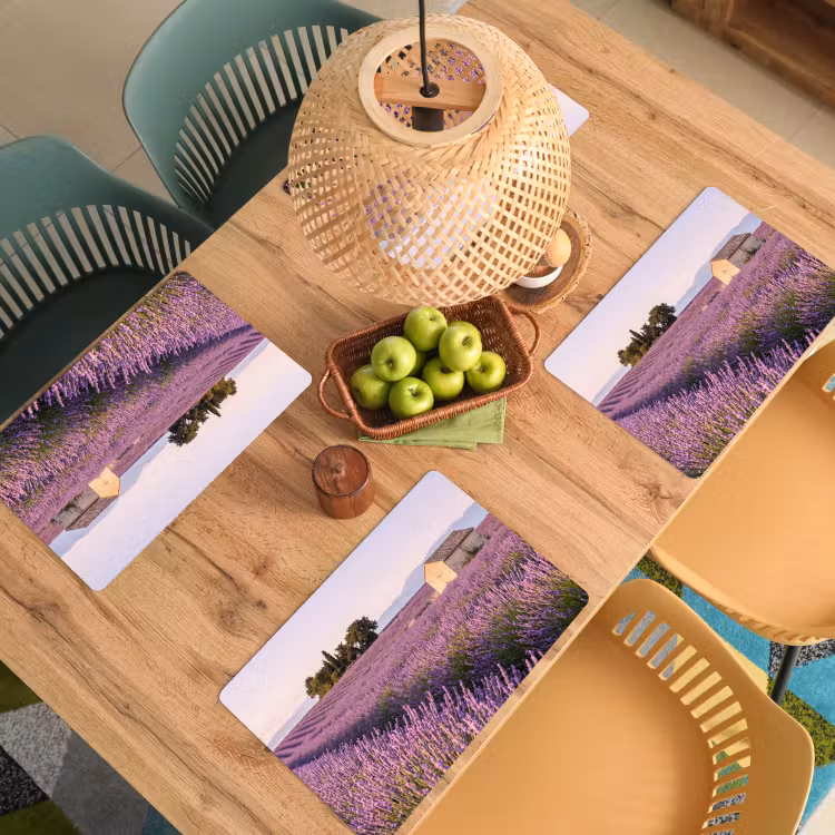 Tovaglietta – 6 pezzi - Lavanda - Paesaggio - Sereno - Viola — 3