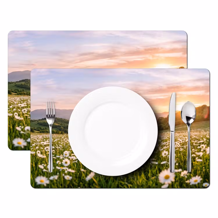 Tovaglietta – 6 pezzi - Margherita - Campo - Colline - Verde — 2
