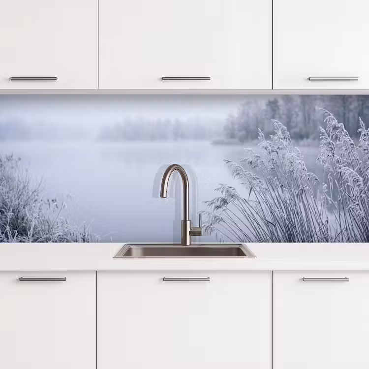 Schienale cucina - Canna - Congelato - Inverno - Natura — 4