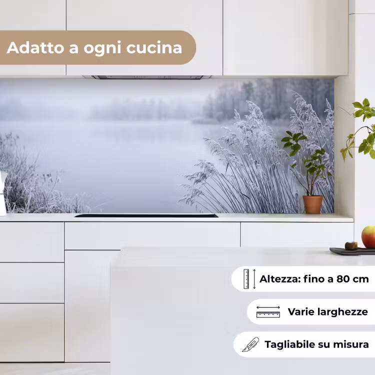 Schienale cucina - Canna - Congelato - Inverno - Natura — 7
