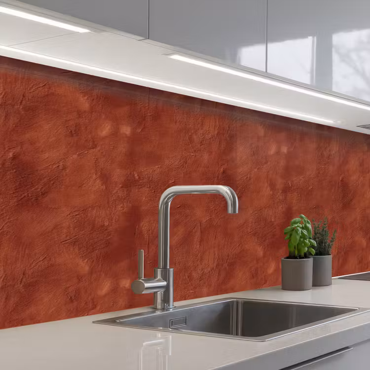 Schienale cucina - Stucchi - Texture  - Terracotta — 2