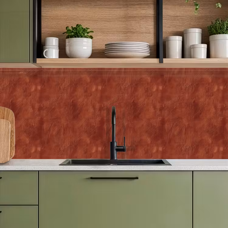 Schienale cucina - Stucchi - Texture  - Terracotta — 8
