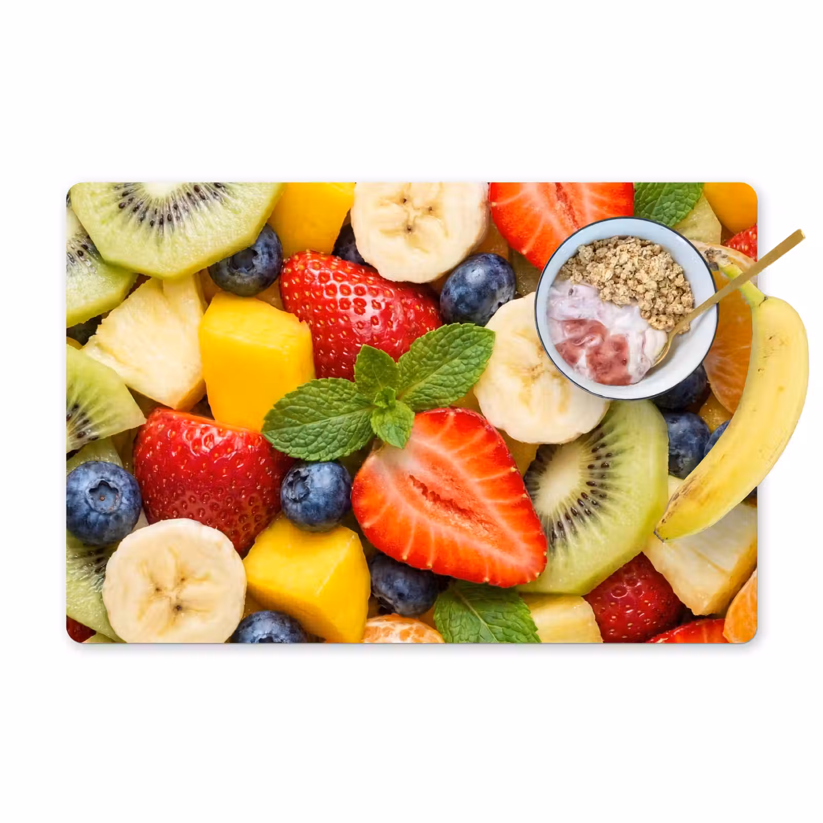 Tovaglietta – 6 pezzi - Frutta - Fette - Cibo - Colorato — 1