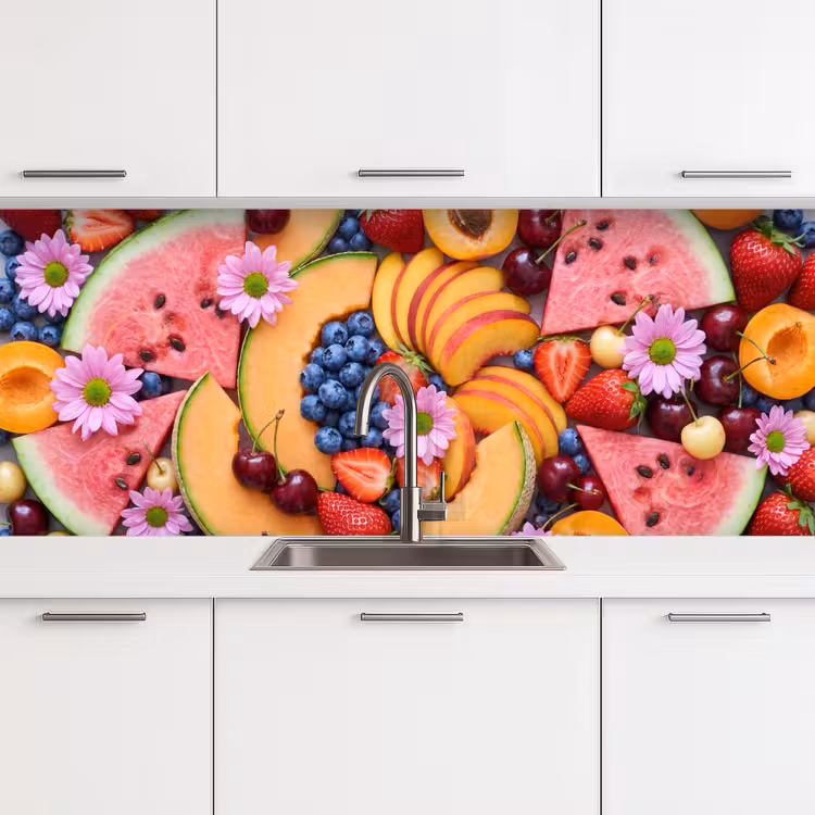 Schienale cucina - Cibo - Frutta - Estate - Colorato — 4