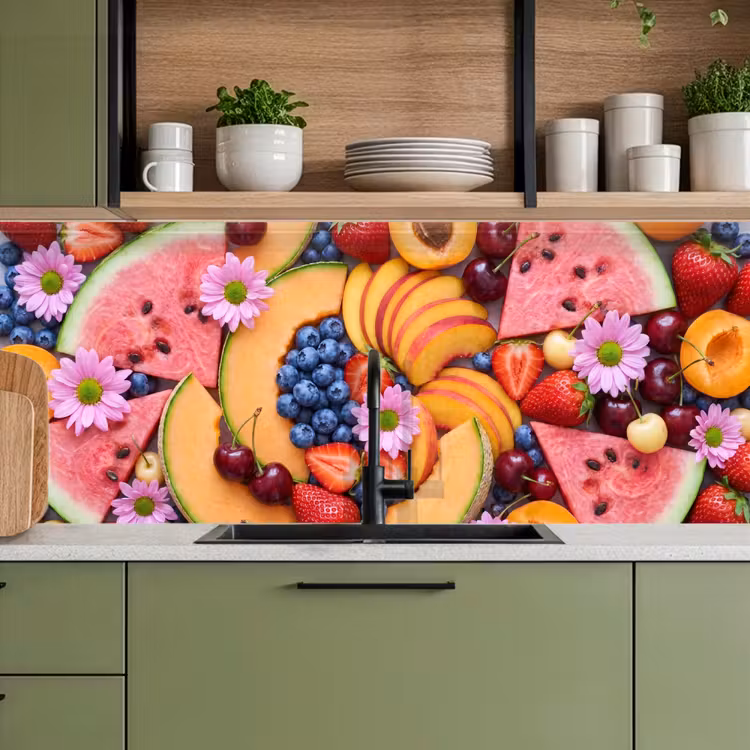 Schienale cucina - Cibo - Frutta - Estate - Colorato — 8