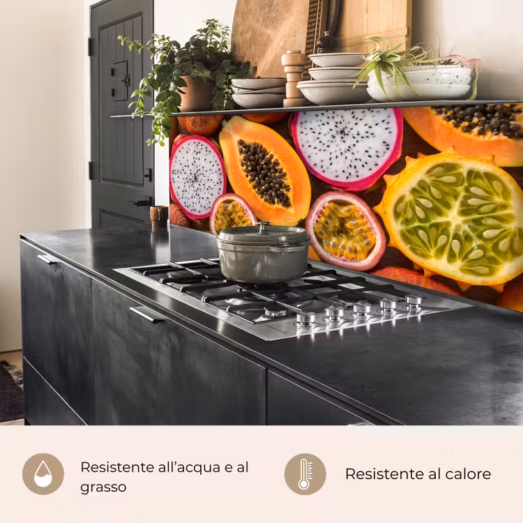 Schienale cucina - Frutta - Aperto - Tropicale - Cibo - Colorato — 5