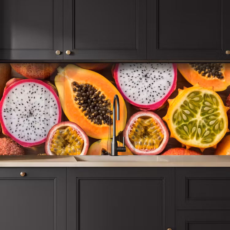 Schienale cucina - Frutta - Aperto - Tropicale - Cibo - Colorato — 6