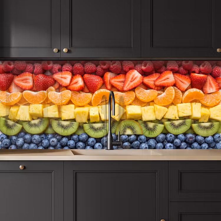 Schienale cucina - Frutta - Arcobaleno - Salutare - Colorato — 6