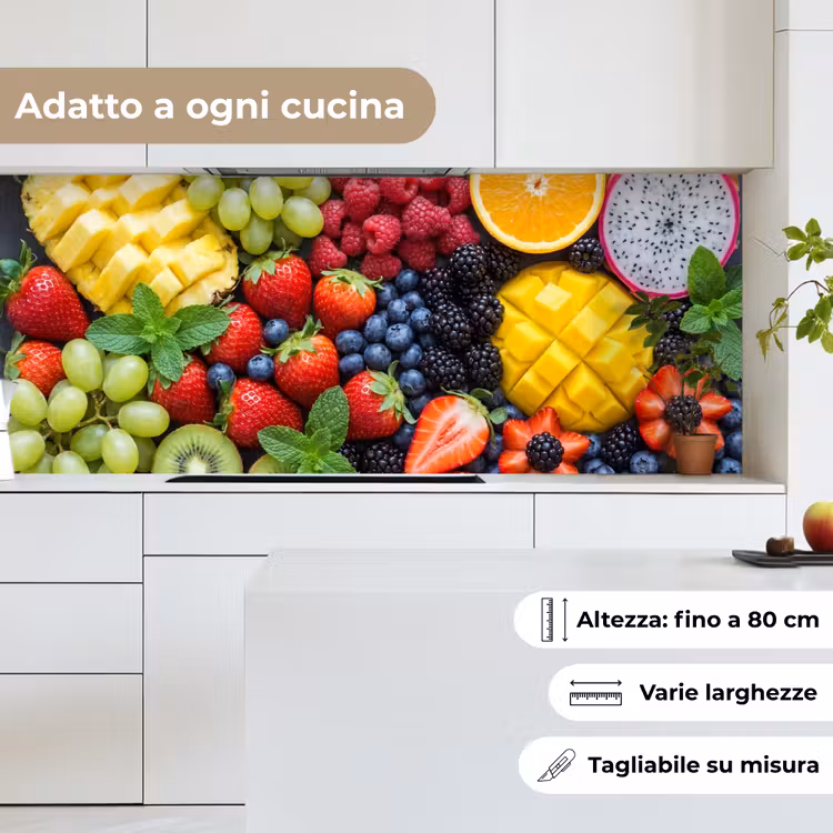 Schienale cucina - Frutta - Fresca - Colorata - Cibo — 7