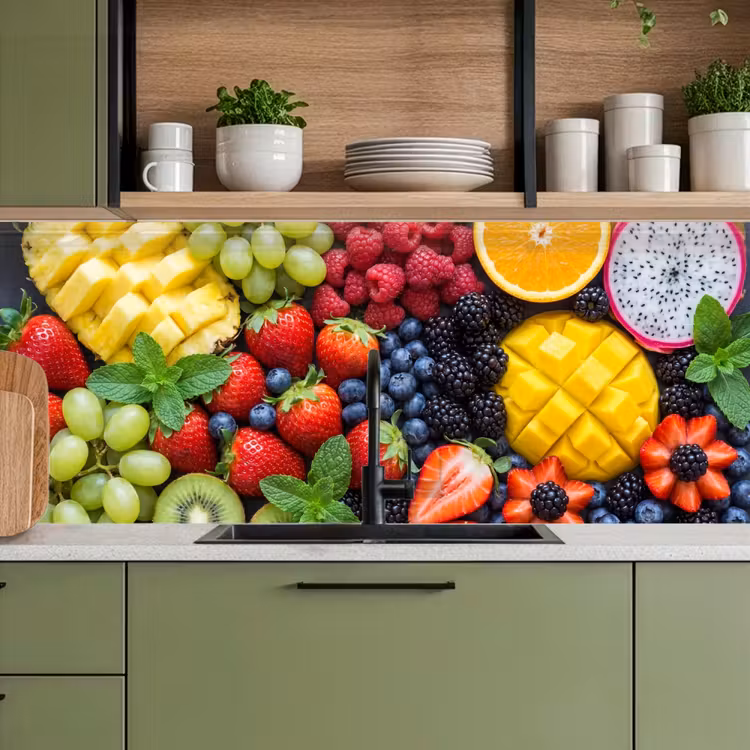 Schienale cucina - Frutta - Fresca - Colorata - Cibo — 8