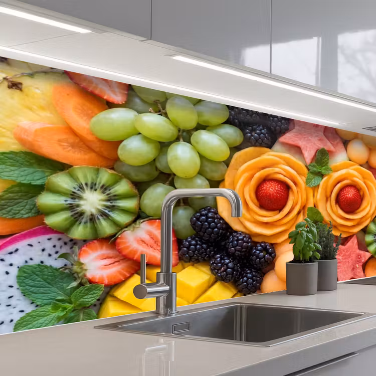 Schienale cucina - Frutta - Varietà - Colorata - Fresca - Cibo — 2