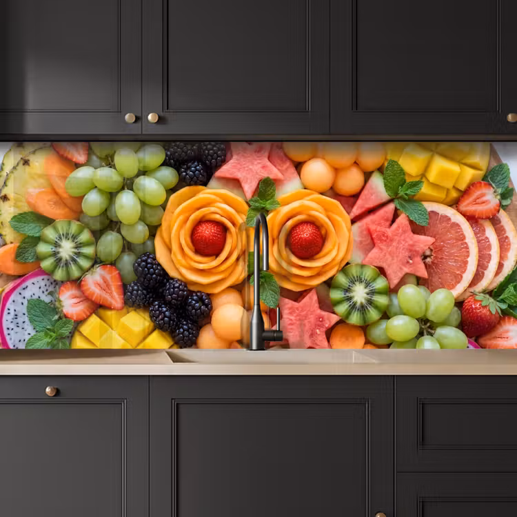 Schienale cucina - Frutta - Varietà - Colorata - Fresca - Cibo — 6