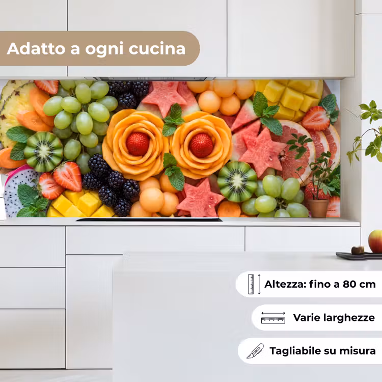 Schienale cucina - Frutta - Varietà - Colorata - Fresca - Cibo — 7