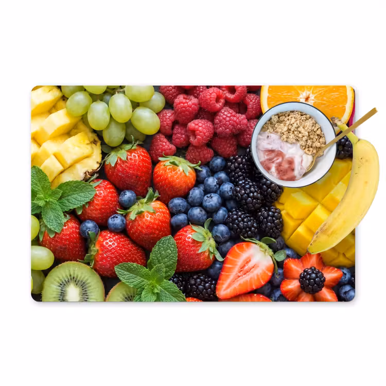 Tovaglietta – 6 pezzi - Frutta - Fresca - Colorata - Cibo — 1