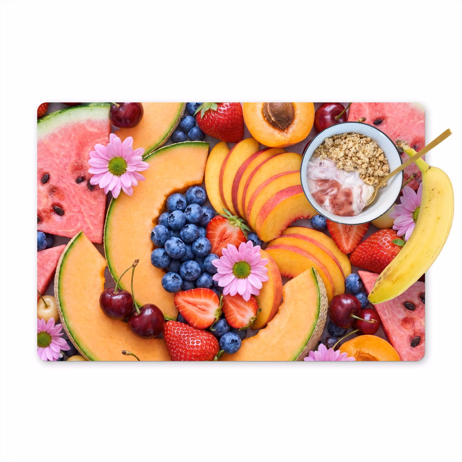 Tovaglietta – 6 pezzi - Cibo - Frutta - Estate - Colorato — 1