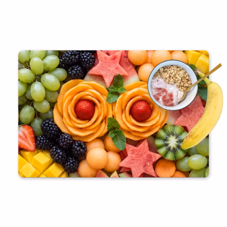 Tovaglietta – 6 pezzi - Frutta - Varietà - Colorata - Fresca - Cibo — 1