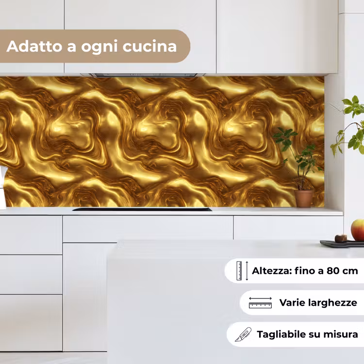 Schienale cucina - Consistenza - Liquido - Biologico - Oro — 7