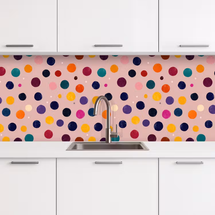 Schienale cucina - Cerchi - Motivi - Colorati — 4