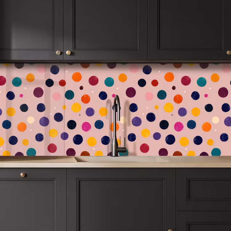 Schienale cucina - Cerchi - Motivi - Colorati — 6