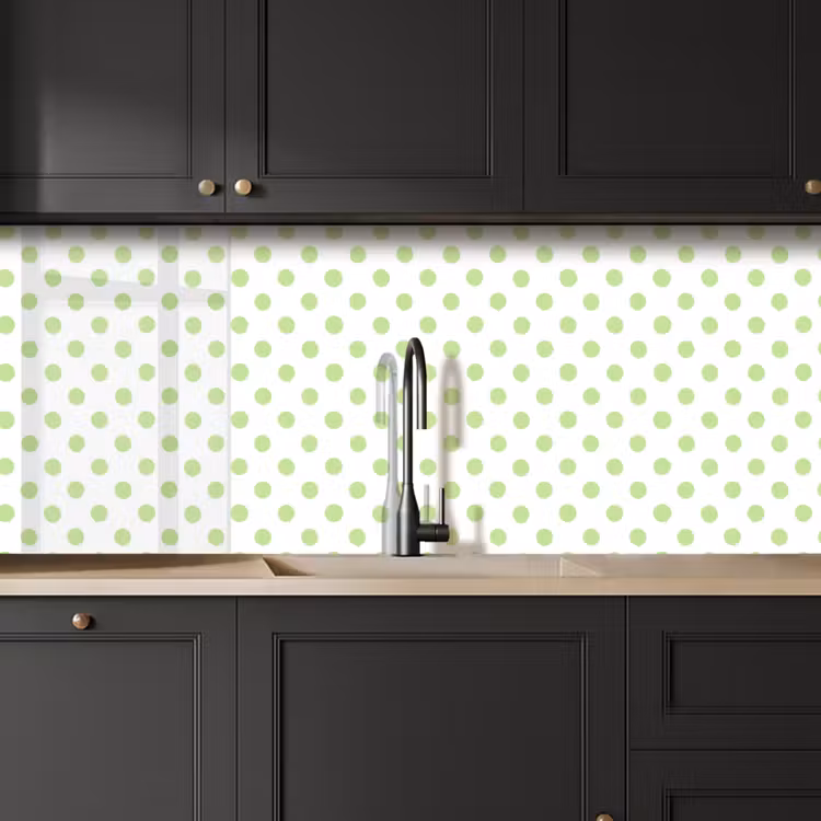 Schienale cucina - Puntini - Classico - Verde — 6