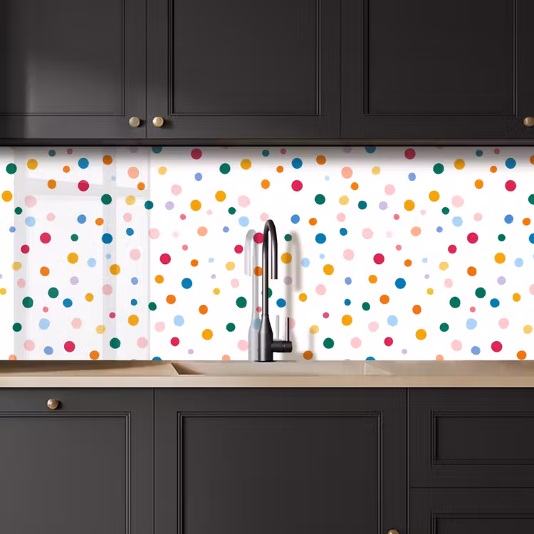 Schienale cucina - Puntini - Giocoso - Colorato — 6