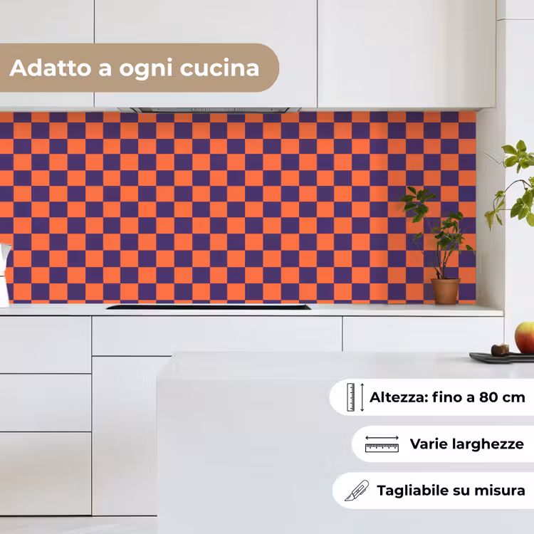 Schienale cucina - Modello - Classico - Viola — 7