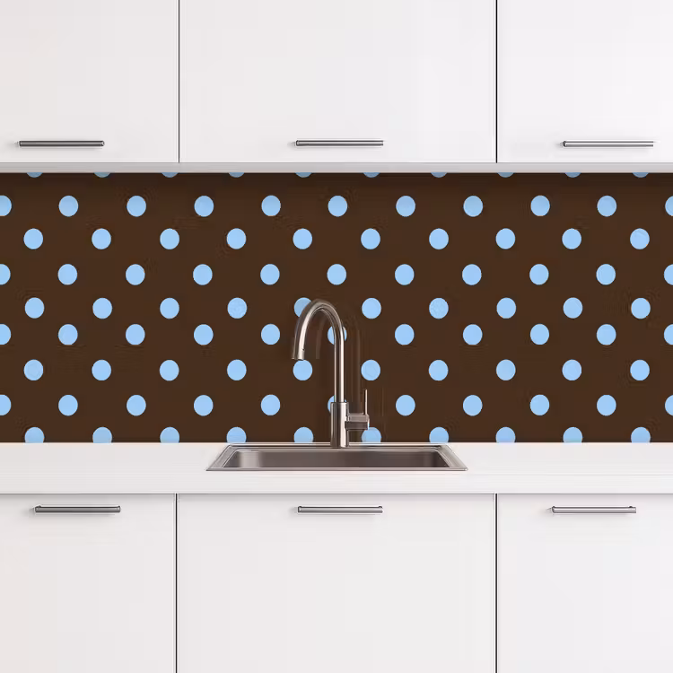 Schienale cucina - Classico - Puntini - Marrone — 4