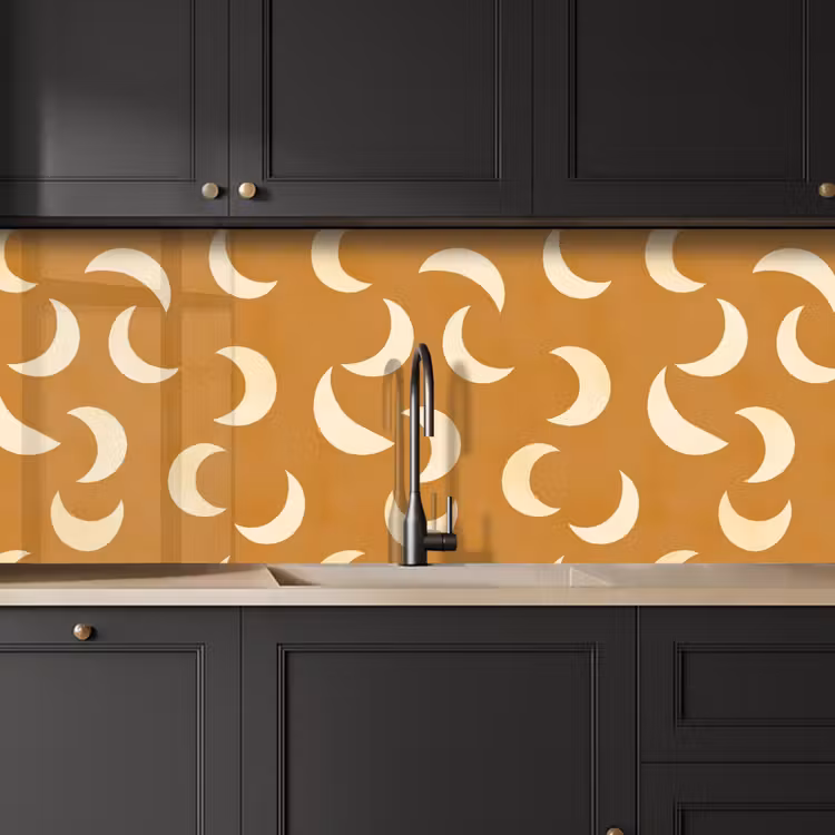 Schienale cucina - Criniera - Modello - Ocra — 6