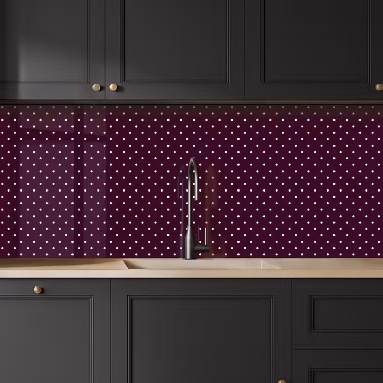 Schienale cucina - Puntini - Moderno - Viola — 6