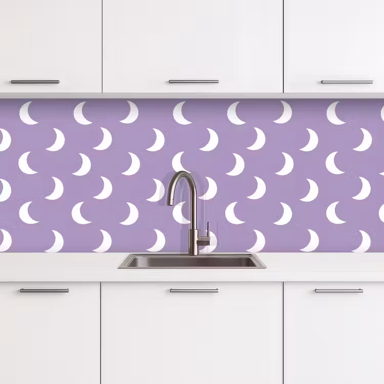 Schienale cucina - Criniera - Modello - Viola — 4
