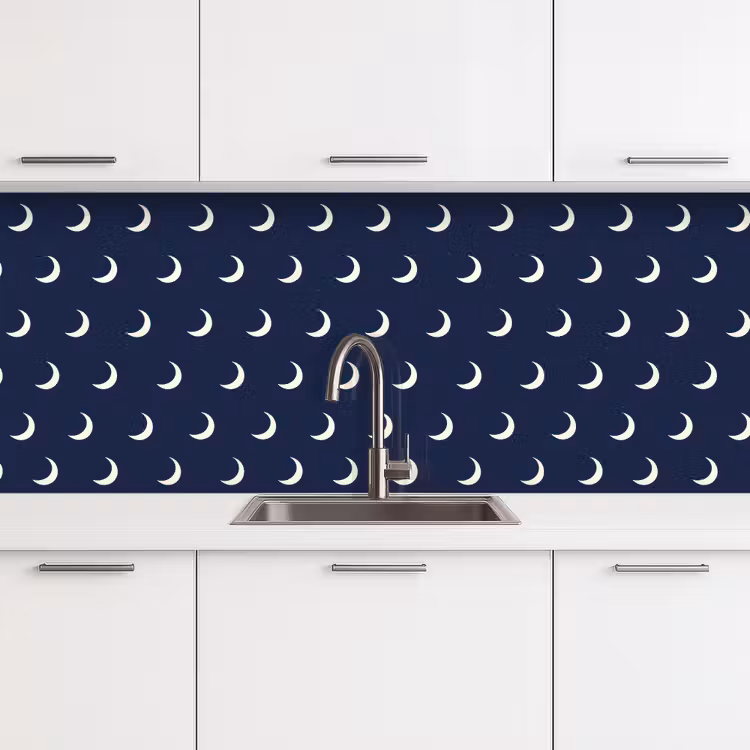 Schienale cucina - Modello - Criniera - Blu — 4