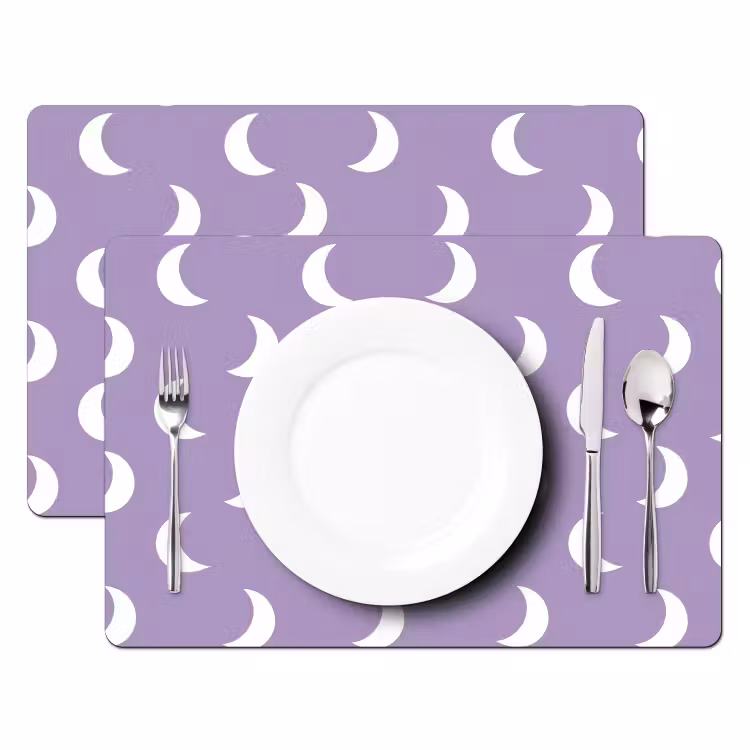 Tovaglietta – 6 pezzi - Criniera - Modello - Viola — 2