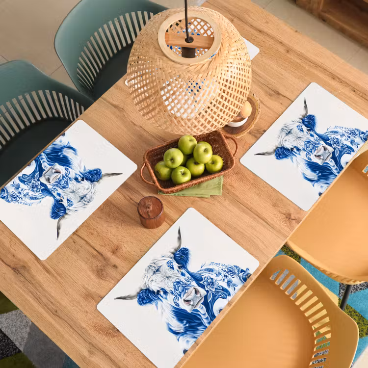 Tovagliette - Toro blu di Delft — 3