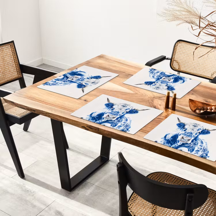Tovagliette - Toro blu di Delft — 4