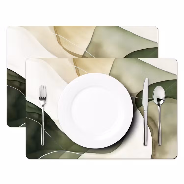 Tovagliette - Forme e sfumature organiche — 2