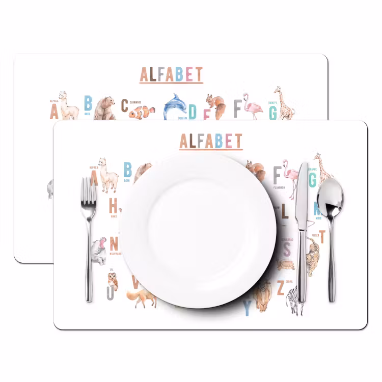 Tovagliette - Bambini - Animali - Alfabeto — 2