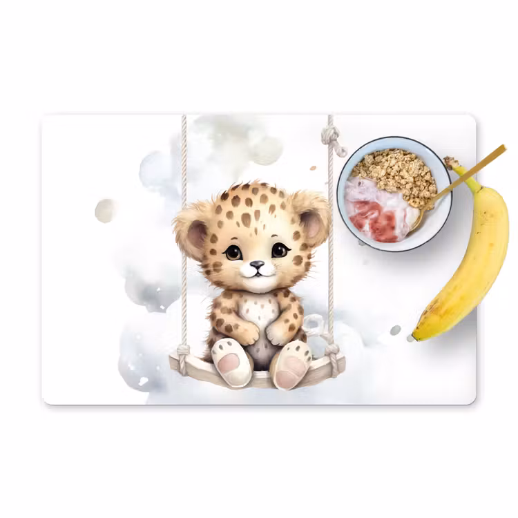 Tovagliette - Leopardo - Animale - Bambini - Cameretta - Nursery — 1