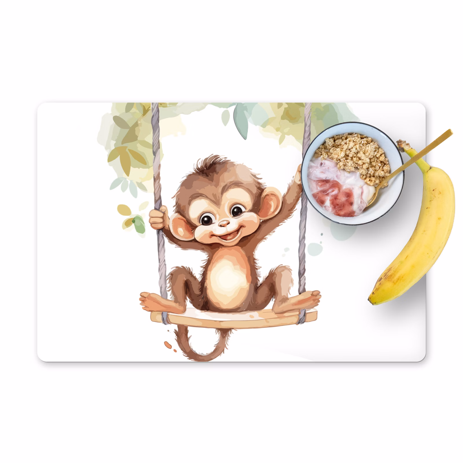 Tovagliette - Scimmia - Animale - Bambini - Giungla - Cameretta - Camera dei bambini — 1