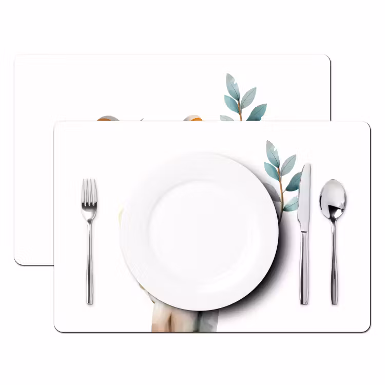 Tovagliette - Elefante - Animale - Colori pastello — 2