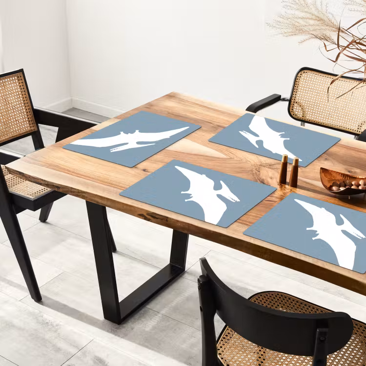 Tovagliette - Dino - Pteranodon - Dinosauro - Blu — 4