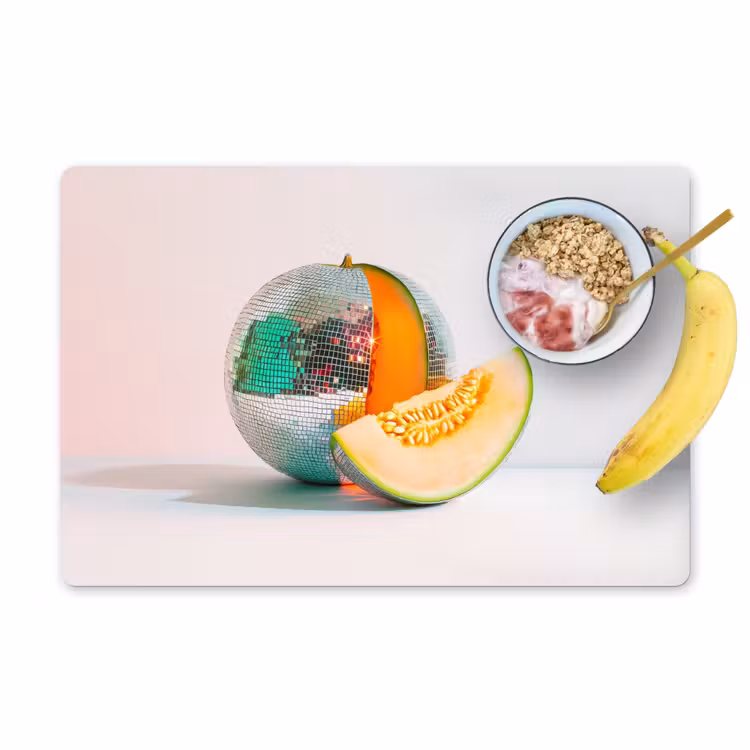 Tovagliette - Disco - Discoball - Melone - Pastello — 1